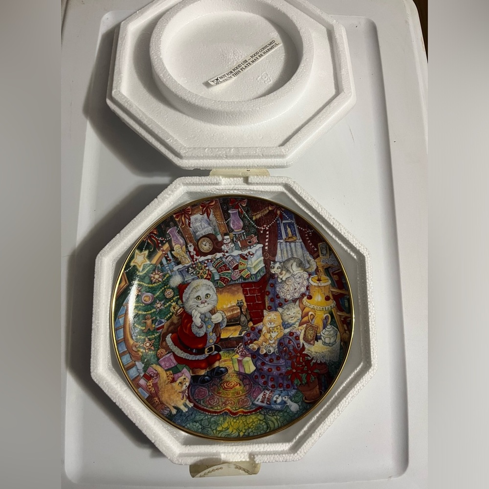 “Not a Creature Was Purring” by Bill Bell Limited Edition Plate